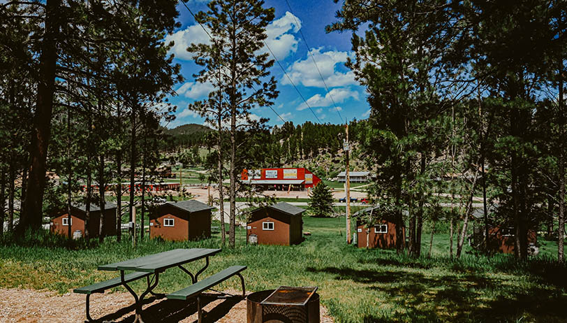 Cabins in the Black Hills at Firehouse Campground